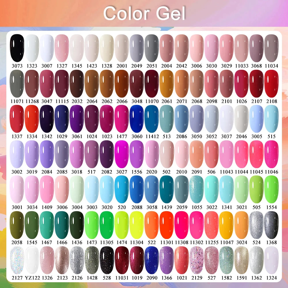 NAILCO Hema Tpo Free 15ml Gel Nail Polish Soak Off UV LED Semi Permanent Base Top Coat Gel for Nail Art Varnish Nail Supplies