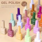 CANNI HEMA-Free Nail Gel Polish VIP Kit – Full Coverage Color & Diamond Top