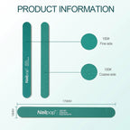 Nailpop Double-Sided Nail Files – 100/180 Grit 2-in-1 Buffer Set