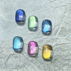 HNDO Cat Eye Magnetic Nail Powder – Blue Tear Series Rubbing Dust Pigment