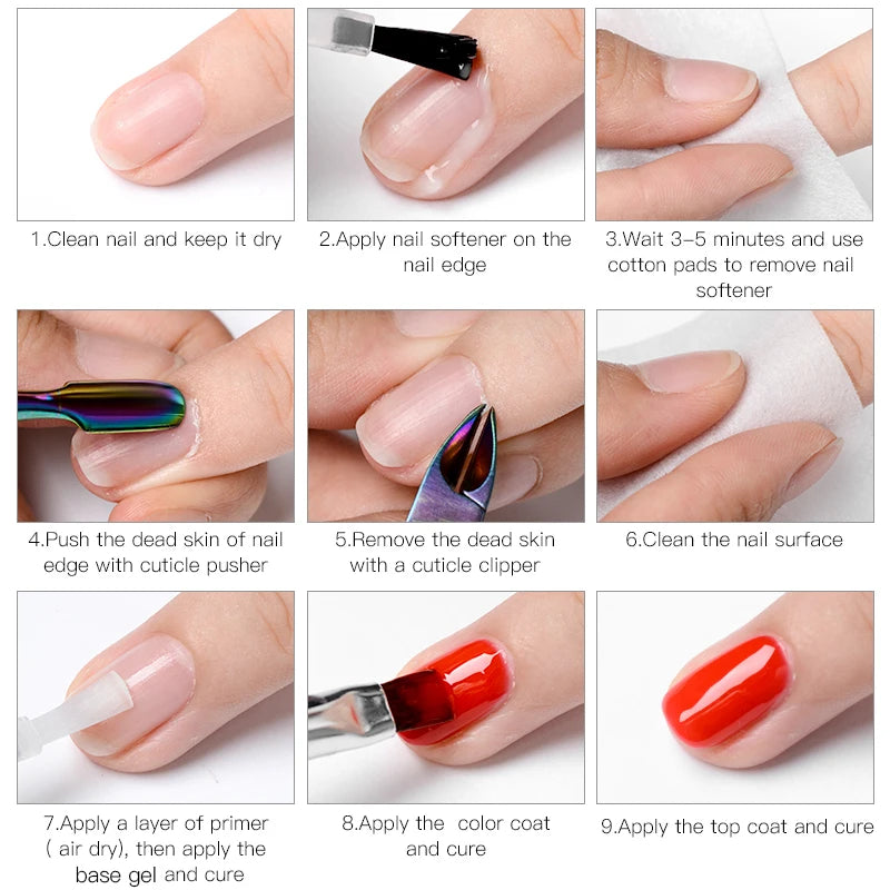 MEET ACROSS Cuticle Softener & Exfoliator – 7ml Cuticle Remover