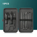 Complete Stainless Steel Manicure & Pedicure Kit with Travel Case