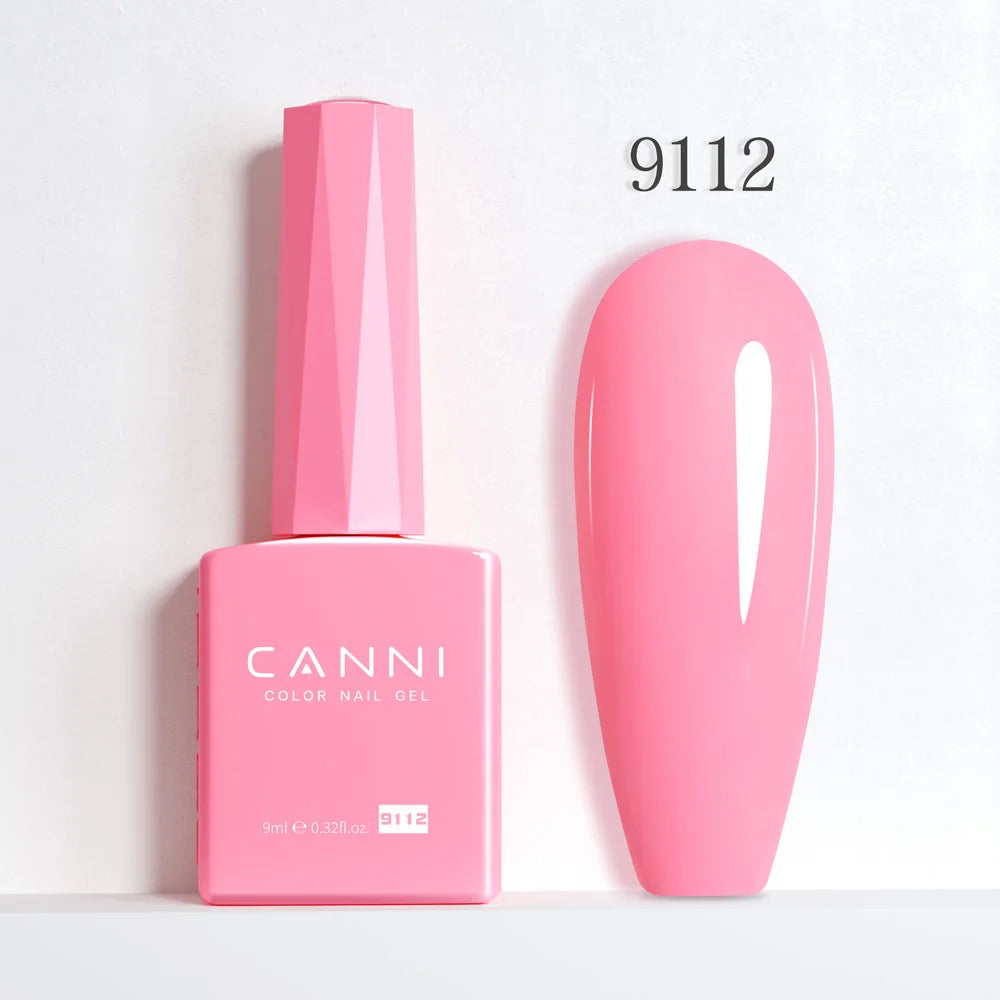 CANNI 9ml Gel Nail Polish 144Colors HEMA/TPO FREE Gorgeous Color Full Coverage Soak Off UV LED Semi Permanent Gel Varnish  Nails