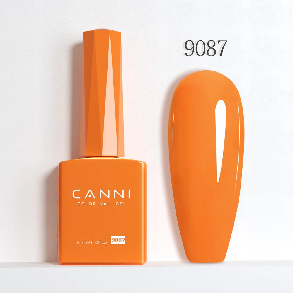CANNI 9ml Gel Nail Polish 144Colors HEMA/TPO FREE Gorgeous Color Full Coverage Soak Off UV LED Semi Permanent Gel Varnish  Nails