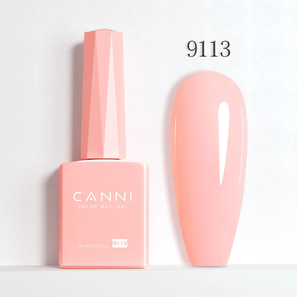 CANNI 9ml Gel Nail Polish 144Colors HEMA/TPO FREE Gorgeous Color Full Coverage Soak Off UV LED Semi Permanent Gel Varnish  Nails