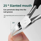 Professional Curved-Blade Toenail Clipper – Ingrown & Thick Nail Cutter
