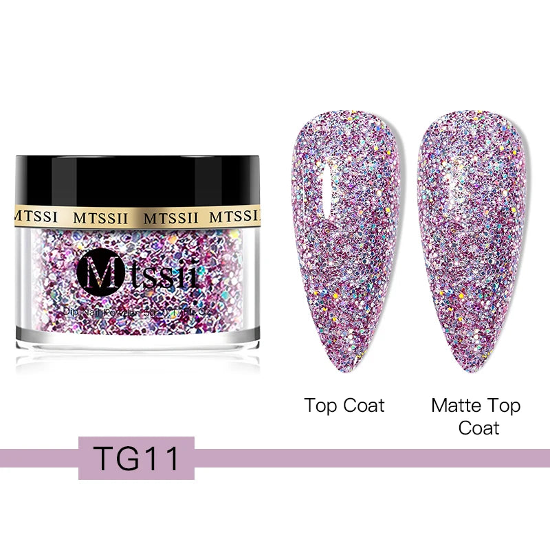 Mtssii 5g/10g Dipping Nail Powder Natural Dry For Manicure Nails Accessories No Need Lamp Cure Acrylic Powder Dipping System
