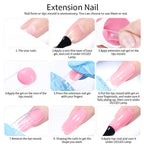 LILYCUTE Clear Non-Stick Hand Extension Gel – 3D Shaping Nail Extension Gel
