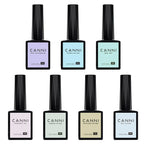 CANNI HEMA-Free Nail Gel Polish VIP Kit – Full Coverage Color & Diamond Top