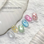 MIANEL No-Wipe Water Droplet Top Coat Set – Clear 3D Crystal Finish