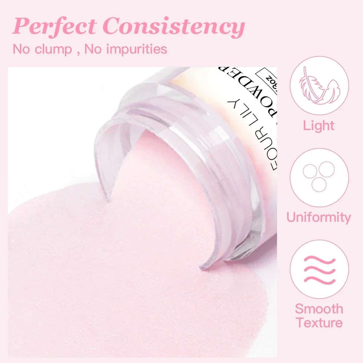 FOUR LILY Acrylic Nail Kit – Powder, Liquid & Brush Set for Nail Extension