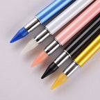 Dual-Ended Rhinestone Picker Pen – Wax Dotting Tool with 2 Replaceable Heads