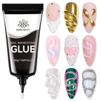 BORN PRETTY Nail Rhinestone Gel – Super Adhesive 3D Jewelry & Powder Gel
