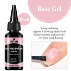 Mtssii Base Gel & No-Wipe Top Coat Kit – 30ml DIY Nail Art Set