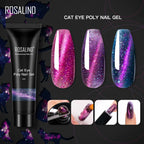 ROSALIND Glitter Sequin Poly Nail Gel – Quick Extension Crystal Builder Gel