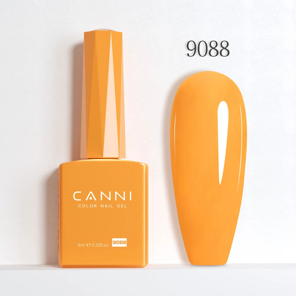 CANNI 9ml Gel Nail Polish 144Colors HEMA/TPO FREE Gorgeous Color Full Coverage Soak Off UV LED Semi Permanent Gel Varnish  Nails