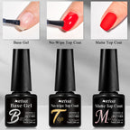 MTSSII Base Gel Nail Polish – Bright Color Soak-Off UV/LED Gel