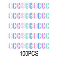 Julianna Beauty Nail Dust Cleaning Brushes – Colorful Bulk Set, 50/100pcs
