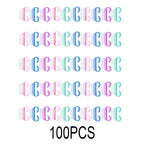 Julianna Beauty Nail Dust Cleaning Brushes – Colorful Bulk Set, 50/100pcs