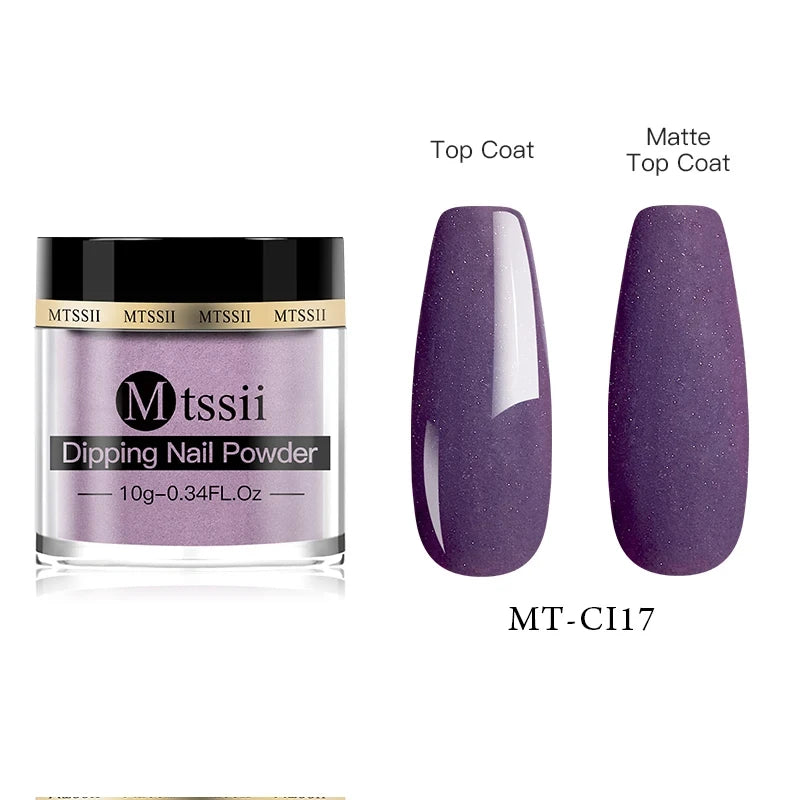 Mtssii 5g/10g Dipping Nail Powder Natural Dry For Manicure Nails Accessories No Need Lamp Cure Acrylic Powder Dipping System