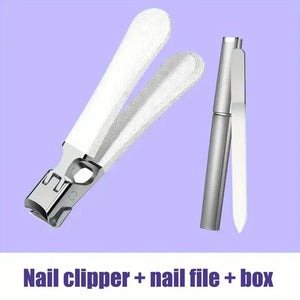 White Nail File Box