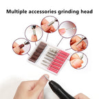 LINMANDA Professional Electric Nail Drill Kit – 15000RPM with Drill Bits & Sanding Bands