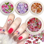 Mixed-Color Dried Flowers for Nail Art – Natural Ultra-Thin Resin Craft Decor