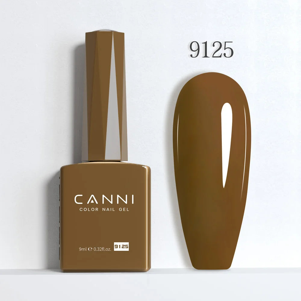 CANNI 9ml Gel Nail Polish 144Colors HEMA/TPO FREE Gorgeous Color Full Coverage Soak Off UV LED Semi Permanent Gel Varnish  Nails