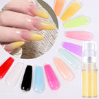 Nail Art Gradient Spray Powder – Instant Ombré Effect, 12 Styles