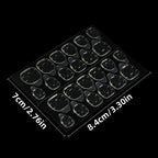 Double-Sided Jelly Nail Glue Tabs – Waterproof Adhesive Stickers for Press-On Nails
