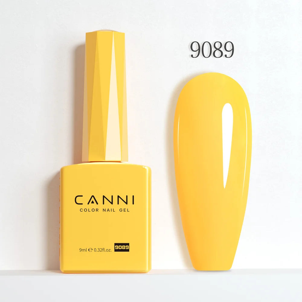 CANNI 9ml Gel Nail Polish 144Colors HEMA/TPO FREE Gorgeous Color Full Coverage Soak Off UV LED Semi Permanent Gel Varnish  Nails