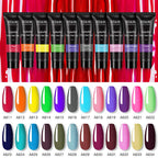 ROSALIND Glitter Sequin Poly Nail Gel – Quick Extension Crystal Builder Gel