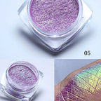 Magic Mirror Chameleon Nail Powder – Aurora Pearlescent Chrome Pigment