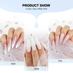 MAFANAILS Crystal Monomer Liquid & Brush Kit – Acrylic Powder & Nail Cup Set, 8pcs