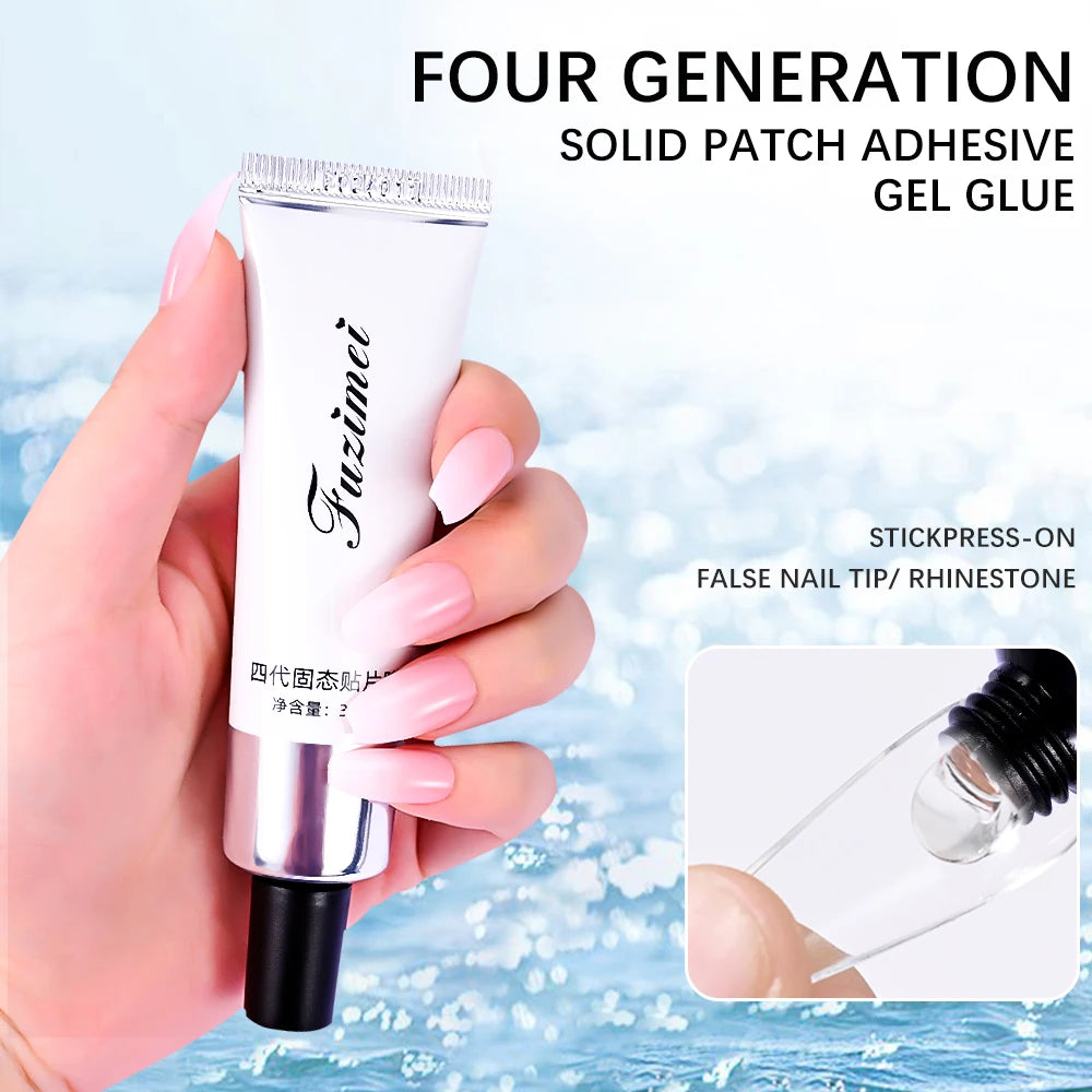 HotPress Ultra-Strong Nail Tip Glue – Quick-Dry Gel Adhesive, 30g