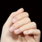 Extra Short Half-Matte Acrylic Nail Tips – Pre-Filed Press-On, 240 Pieces