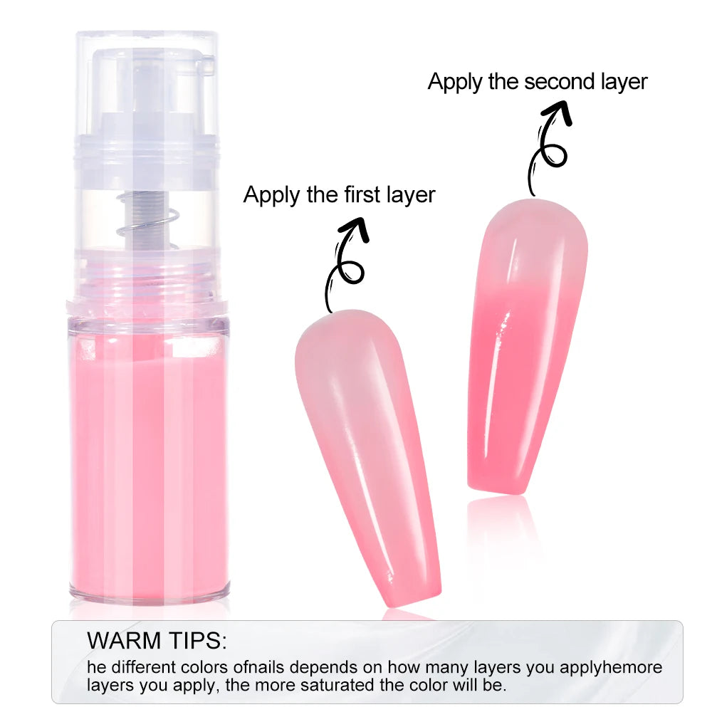 12styles Nail Art Spray Powder Color Gradient Ombre Spray For Nail Create A Few Seconds To Achieve A Gradient Effect Pigment|