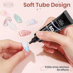 BORN PRETTY Clear 5D Sculpting Gel – Embossing & Carving Nail Art Gel