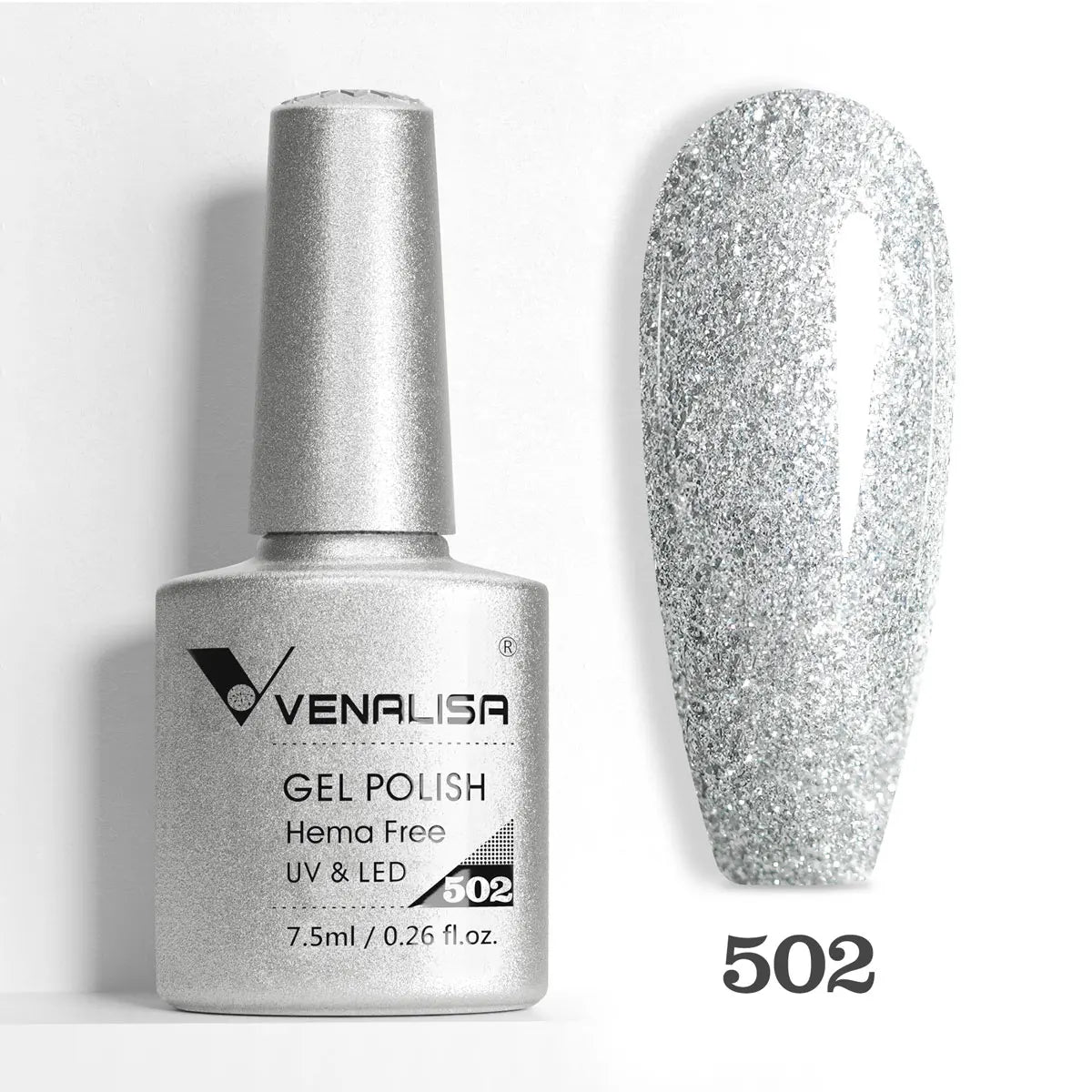 VENALISA 7.5ml Nail Gel Polish VIP5 HEMA Free Semi Permanent Soak off UV LED Nail Gel Varnish Full Coverage Nail Gel Lacquer
