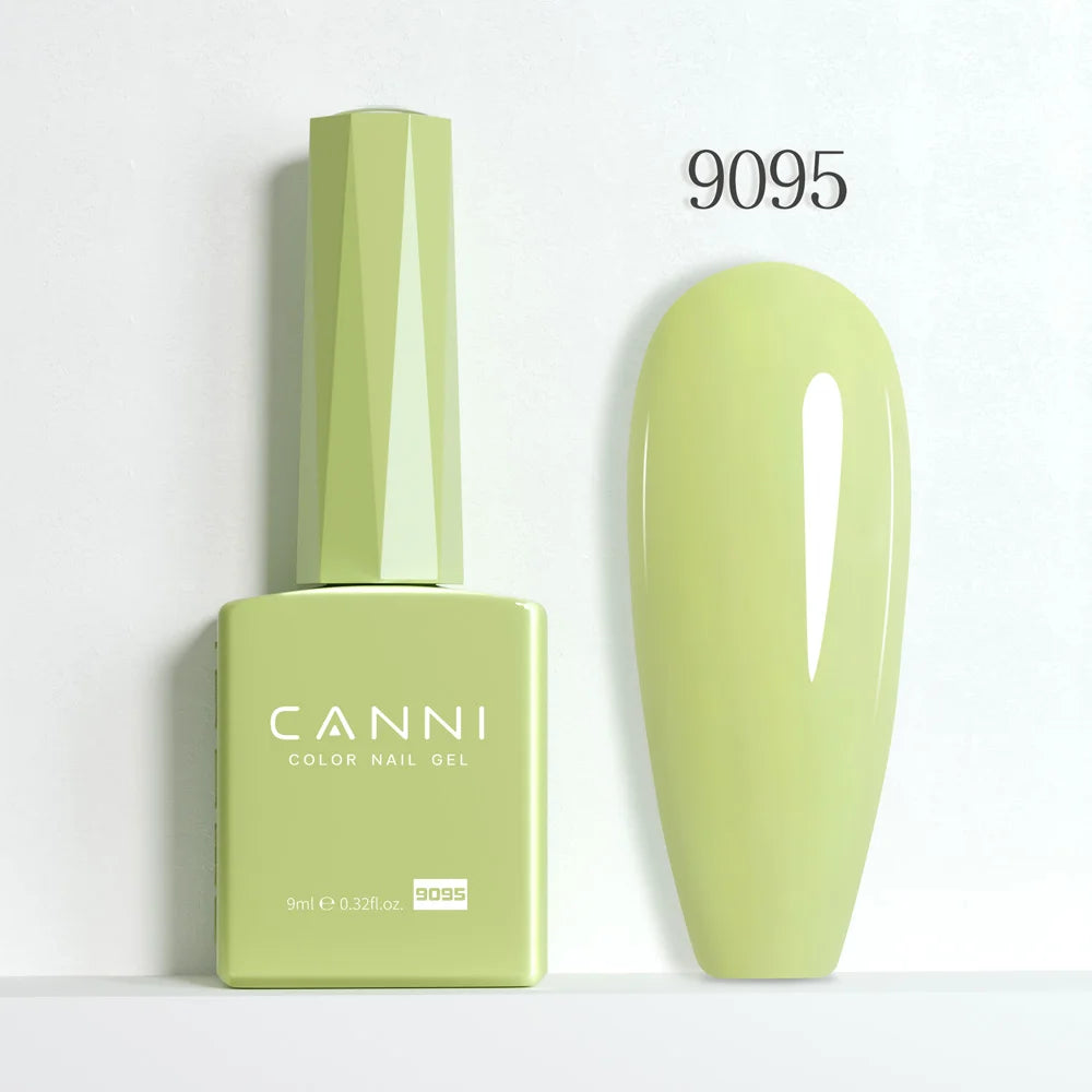 CANNI 9ml Gel Nail Polish 144Colors HEMA/TPO FREE Gorgeous Color Full Coverage Soak Off UV LED Semi Permanent Gel Varnish  Nails