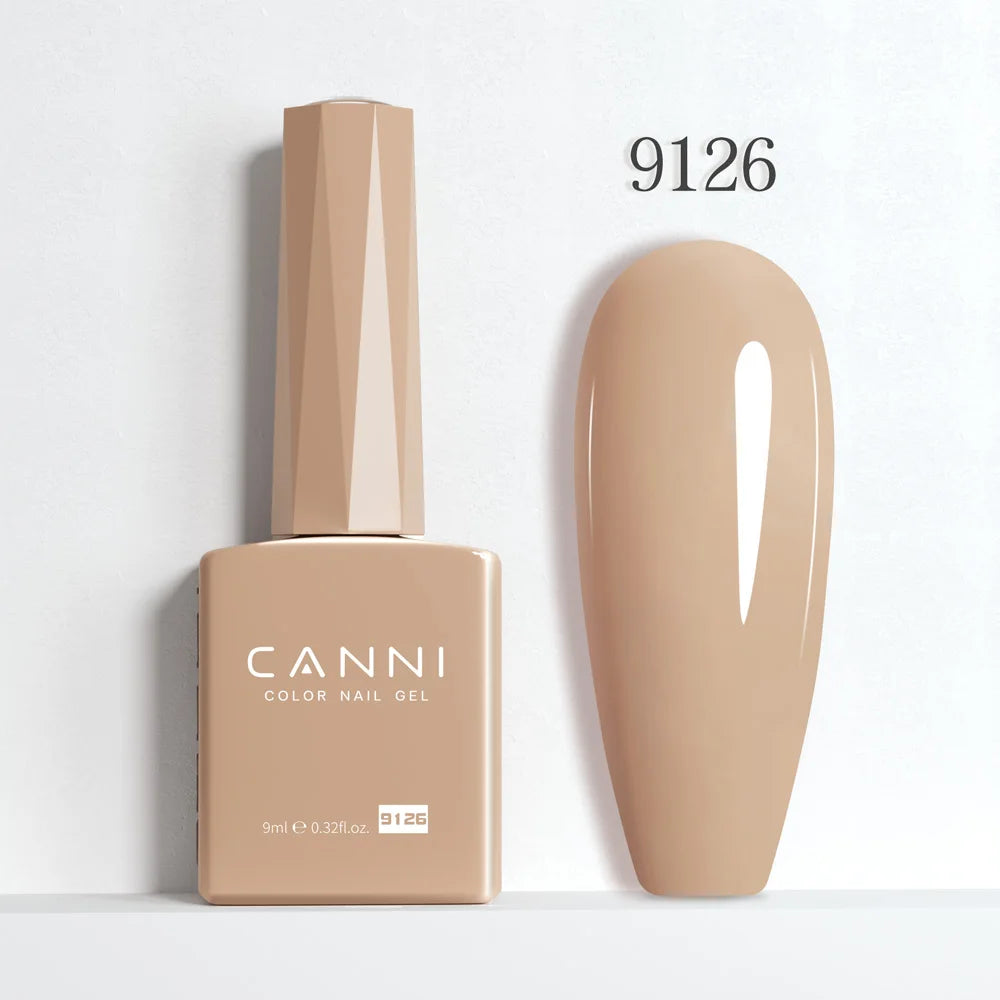 CANNI 9ml Gel Nail Polish 144Colors HEMA/TPO FREE Gorgeous Color Full Coverage Soak Off UV LED Semi Permanent Gel Varnish  Nails