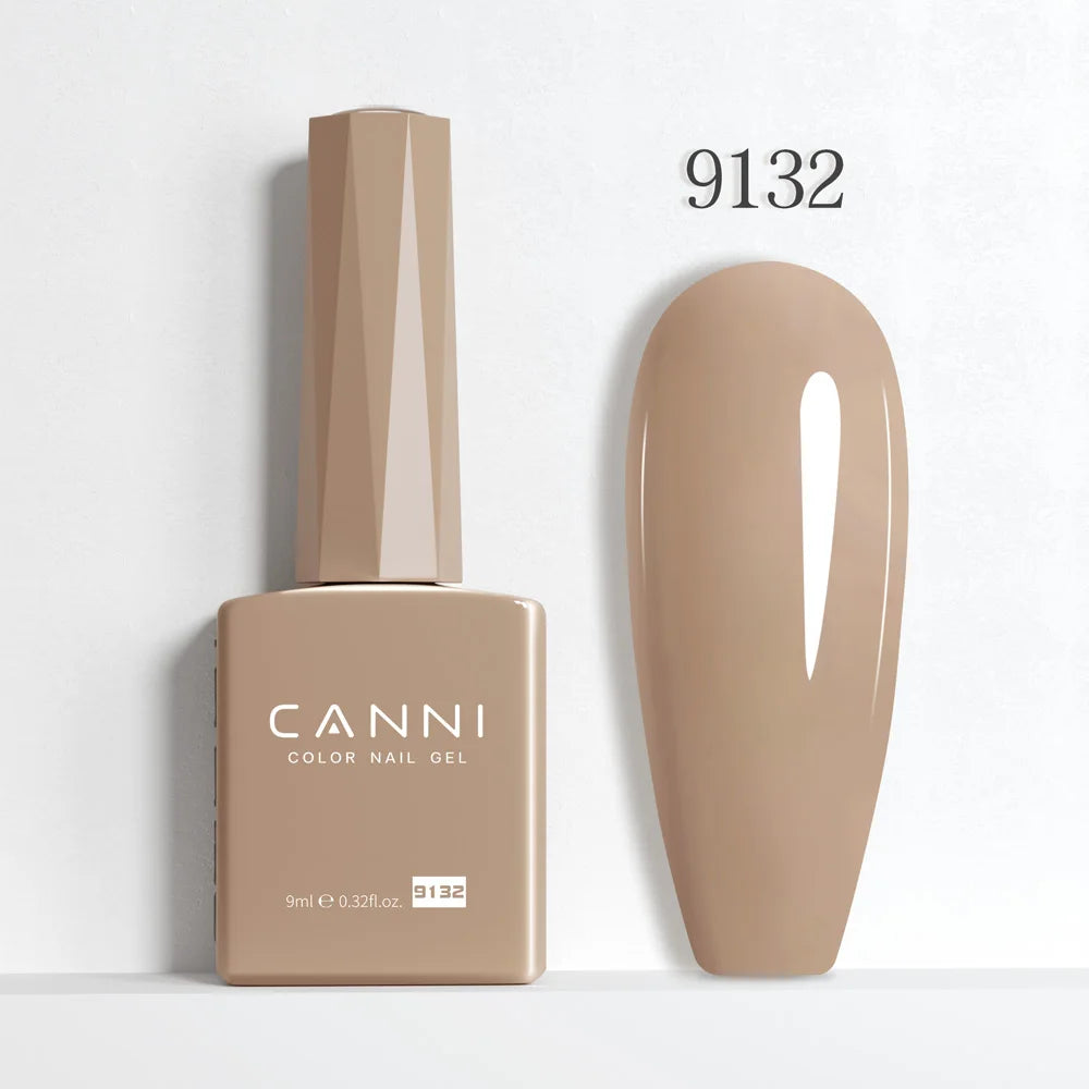 CANNI 9ml Gel Nail Polish 144Colors HEMA/TPO FREE Gorgeous Color Full Coverage Soak Off UV LED Semi Permanent Gel Varnish  Nails