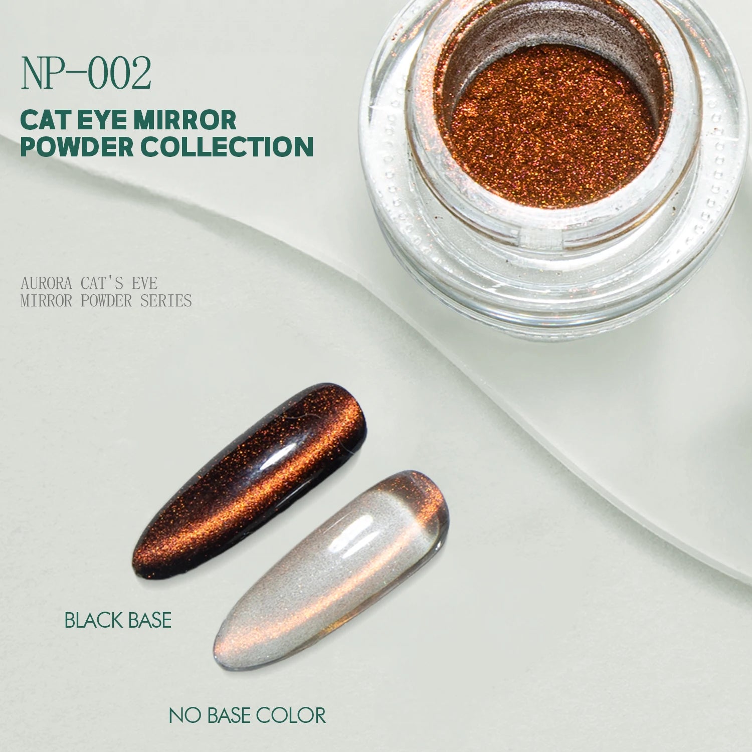 Nailpop  Metallic Cat Eye Nail Powder 10 Colors Magnetic Changing Glitter DIY Nail Art Decoration Glitter Nail Accessories 0.3g