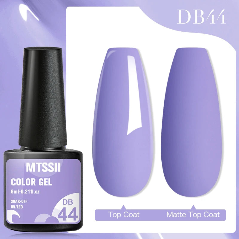 Mtssii Glitter Sequins Gel Nail Polish – Sparkling Soak-Off UV/LED Gel