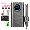 Cordless Quiet Nail Drill Rechargeable Salon-Quality Professional Cordless 45000Rpm Nail Polish Remover Nail Drill Machine