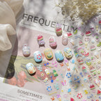 Summer Jelly Nail Stickers – Watermelon, Ice Cream & Strawberry Decals