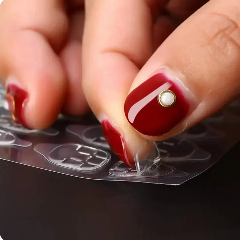 Double-Sided Jelly Nail Glue Stickers – Bulk Adhesive Tabs, 600pcs