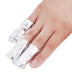 1000Pcs Aluminium Foil Nail Wraps – Gel & Acrylic Soak-Off Tool