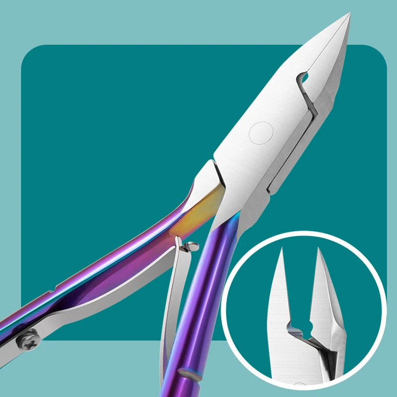Toenail & Cuticle Edge Nipper – Ingrown Nail Clipper Dead Skin Remover