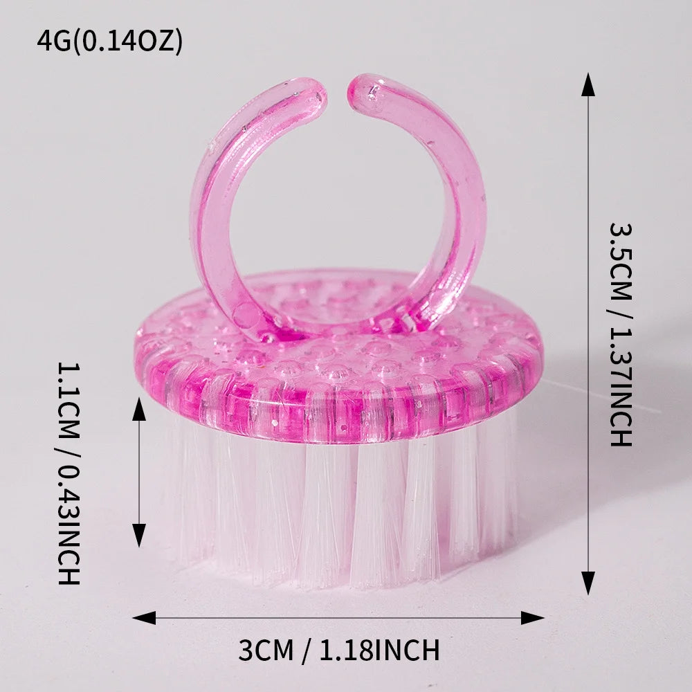 MAFANAILS Mini Nail Dust Brushes – Portable Cuticle & Cleaning Brushes
